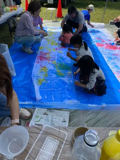 ここあーと2025 共同制作の様子